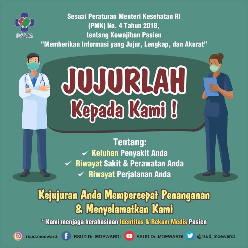 JUJURLAH KEPADA PETUGAS KAMI