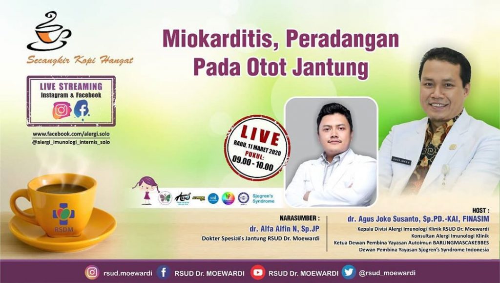 Program Live Streaming SKHT Tentang Miokarditis, Peradangan Pada Otot