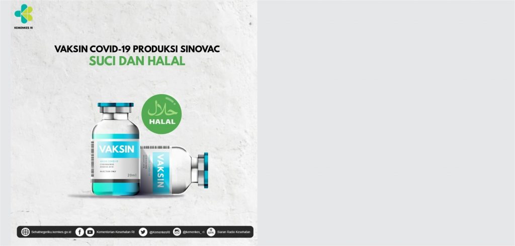 Vaksin COVID-19 Produksi Sinovac, Suci dan Halal
