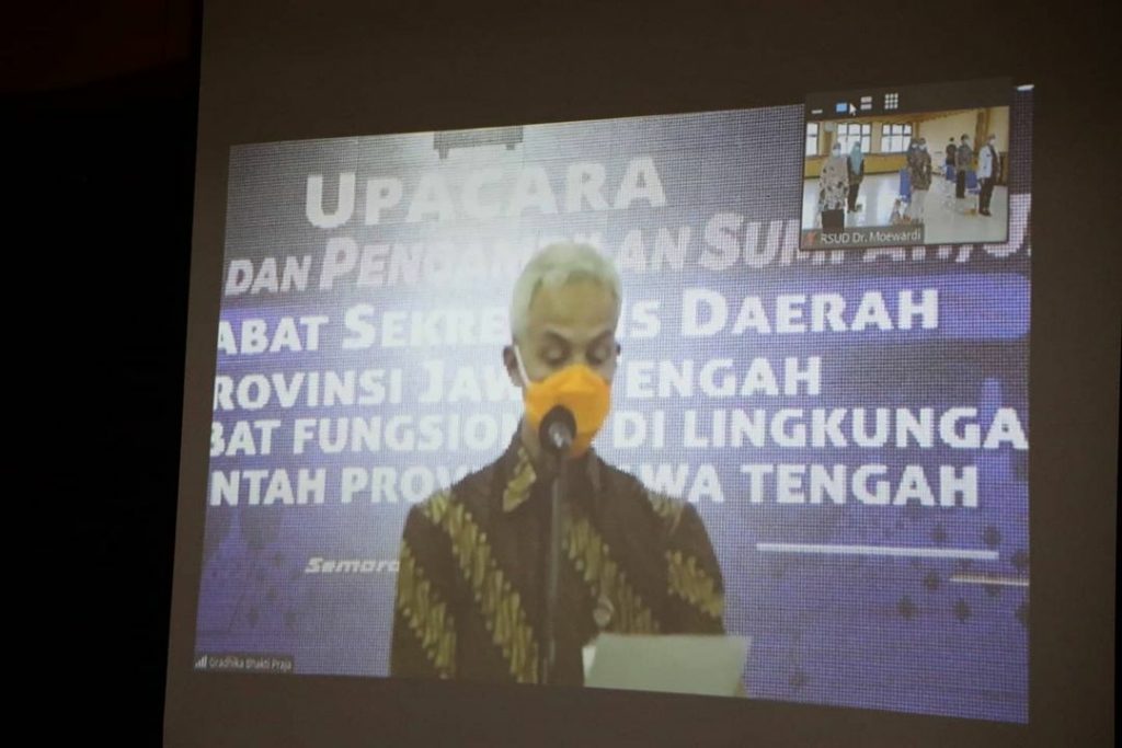 Pelantikan & Pengambilan Sumpah Jabatan Pejabat Fungsional Oleh Gubernur Jawa Tengah