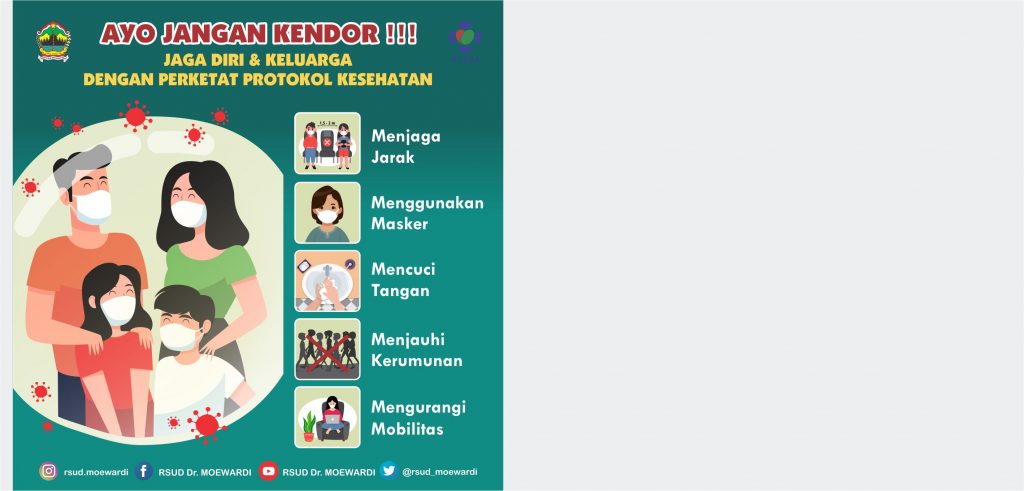 Ayo Jangan Kendor !!! Jaga Diri & Keluarga Dengan Perketat Protokol Kesehatan