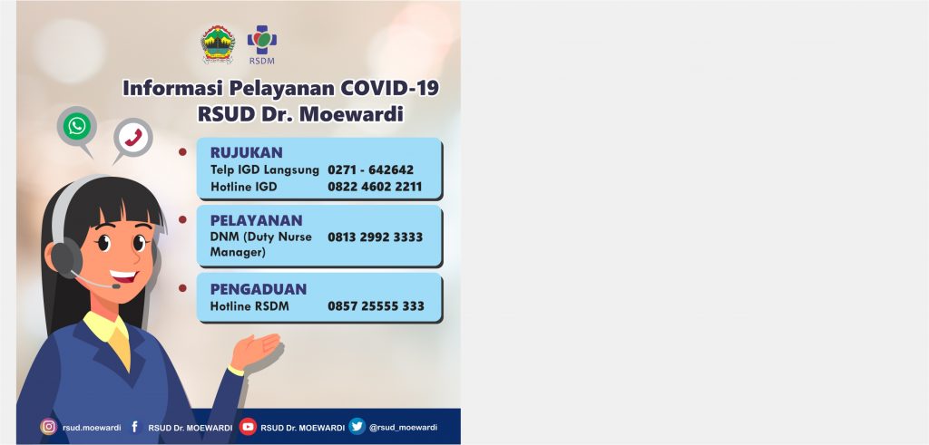 Informasi Pelayanan COVID-19 RSUD Dr. Moewardi