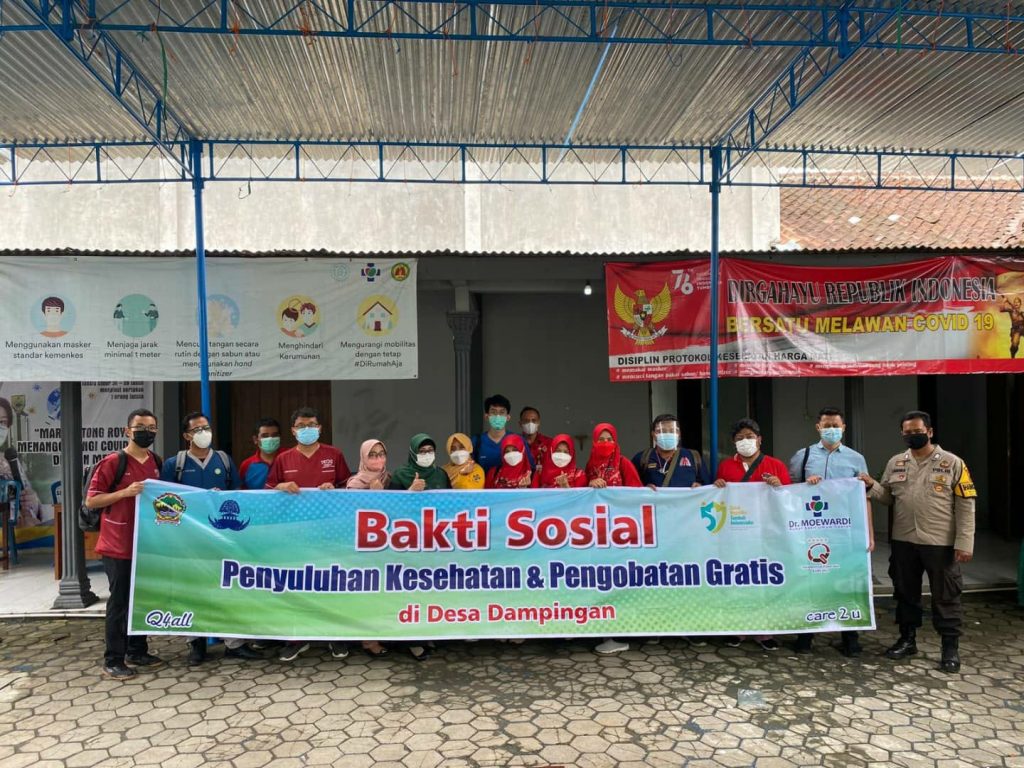 Bakti Sosial Penyuluhan Kesehatan & Pengobatan Gratis di Desa Dampingan