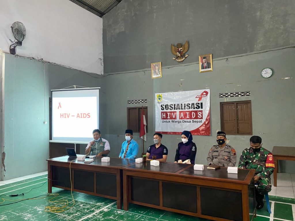 Sosialisasi HIV/AIDS di Desa Binaan Yakni Desa Sepat, Masaran, Sragen