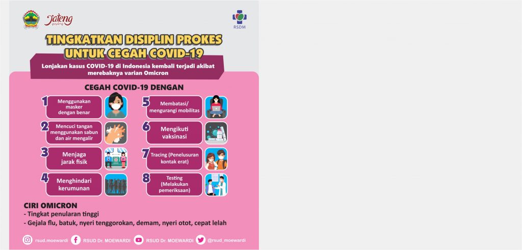 Tingkatkan Disiplin Prokes untuk Cegah COVID-19