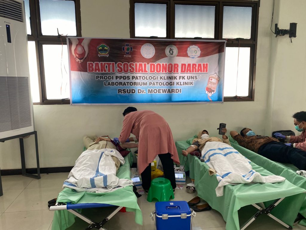 Bakti Sosial Donor Darah RSUD Dr. Moewardi 25 Maret 2022