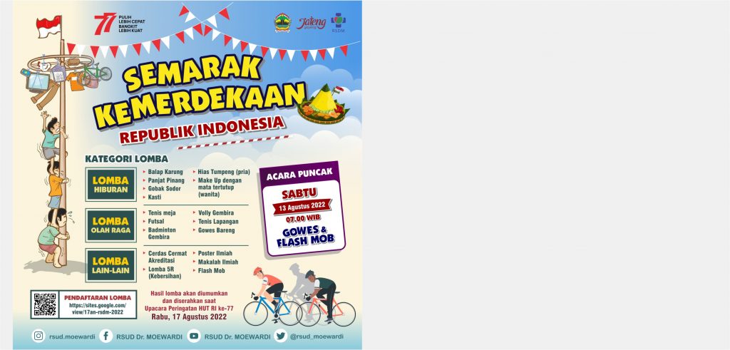 ikutilah! Berbagai Lomba dalam Semarak Kemerdekaan RI ke-77 RSUD Dr. Moewardi