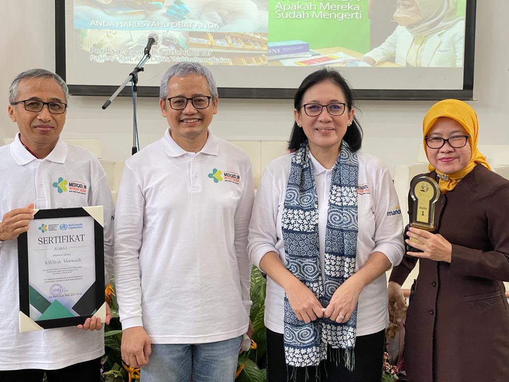 Aplikasi TOMO RSUD Dr. Moewardi Meraih Terbaik Pertama Proyek FMEA/QI Dalam World Patient Safety Day 2022