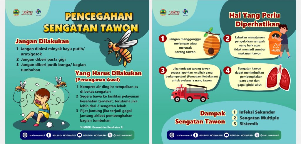 Pencegahan Sengatan Tawon