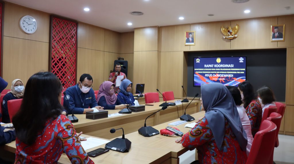 Rapat Koordinasi RSGM UGM Prof. Soedomo & RSUD Dr. Moewardi Terkait Penyelenggaraan Pendidikan Dokter Gigi Spesialis Periodensia
