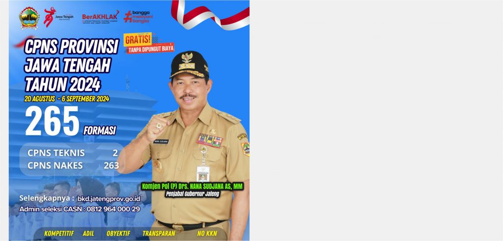 Seleksi CPNS Provinsi Jawa Tengah Tahun 2024