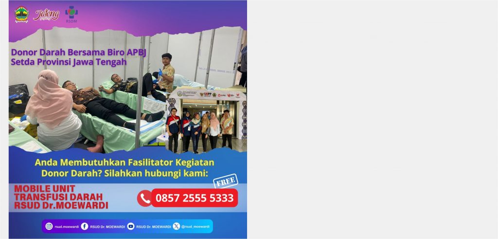Donor Darah Bersama Biro APBJ Setda Provinsi Jawa Tengah