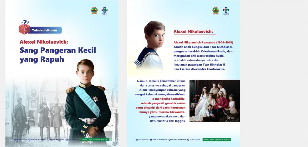 Tahukah Kamu? Alexei Nikolaevich: Sang Pangeran Kecil yang Rapuh